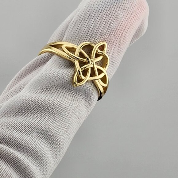 Enchanted Witch's Knot Ring – Solid 925 Silver | Pagan & Wiccan Gift - Picture 8 of 9